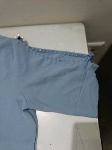 Elegant Blue Top