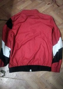 Red and black jacket