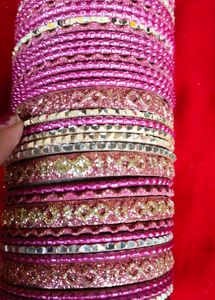 Women Golden Chudi Set
