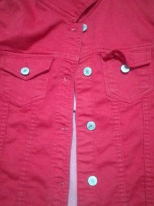 Red Denim Jacket
