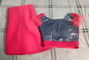 Bodycon Dress With Beautiful Rose Colour