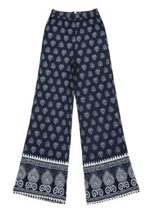 Printed Wide Leg Pants