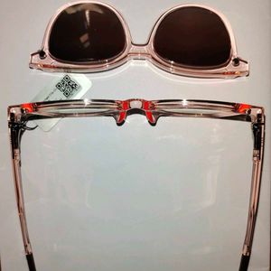 Lenskart Air Clip On Transparent Full Rim Round