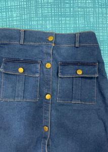 Denim Mini Skirt