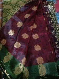 Elegant Green Saree