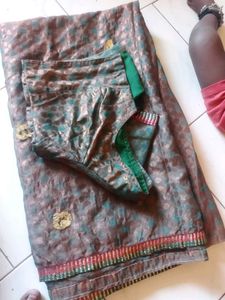 Elegant Saree with Blouse Piece