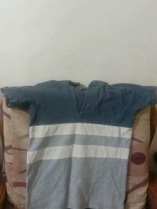 Striped V-Neck Tee