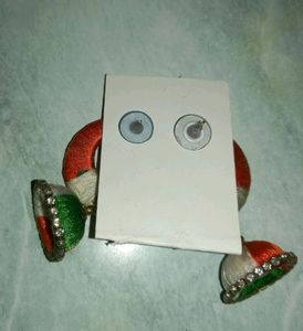 TRI COLOUR EARINGS