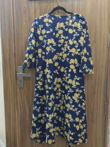 Blue Women A-line Wrap