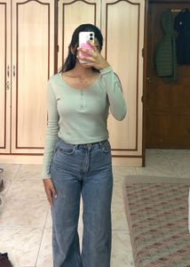 Ribbed Long Sleeve Top