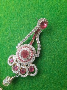 Pink Jewel Necklace &amp; Earring Set