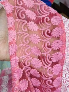 Soft Netted Pink Top
