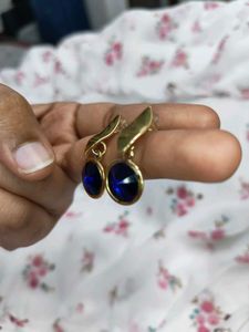 Blue Stone Fancy Earrings