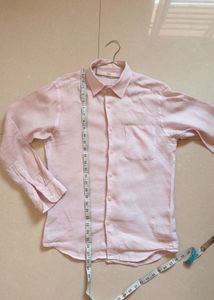Uniqlo Light Pink linen shirt