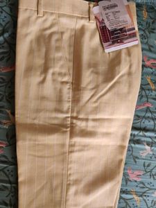 Brand New Trouser - Yellow/White Stripes