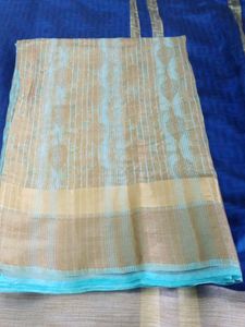 Elegant Blue Saree
