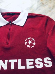 Maroon Relentless Long Sleeve Top