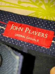 Navy Blue Casual Pants