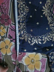 New Georgette Saree With Stitched Blouse