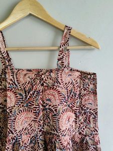 HAND BLOCK PRINTED PEPLUM TOP