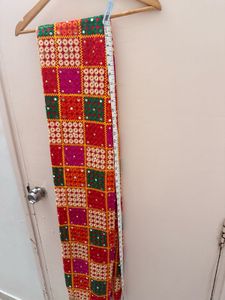 Colorful Embroidered Dupatta ( फुलकारी)