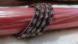 Purple Bangle Set