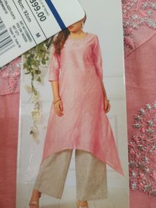 Blush Pink Embroidered Kurta