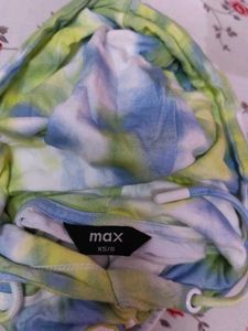 Max Brand Tie-Dye Hoodie Top