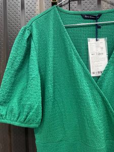 Green Wrap Dress - New With Tag
