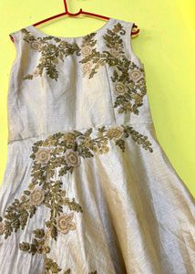 Elegant Ethnic Embroidery Gown
