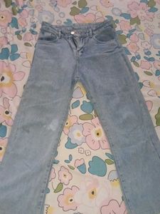Light Wash Wide Leg Jeans