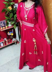 Red Gown For Party Wear