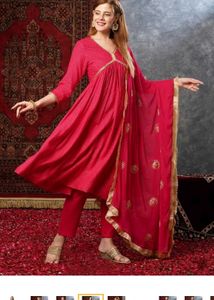 Beautiful Pink Duppta Set For Women