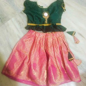 Girls' Traditional Lehanga Choli Set