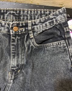 Acid Wash Wide Leg Jeans