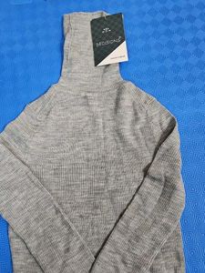 Cozy Gray Turtleneck Top