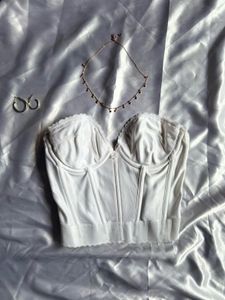 White heart shape Corset