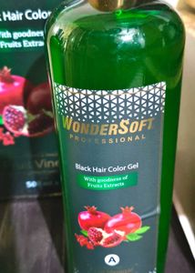 Black Hair Colour Gel