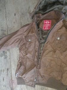 Brown Hooded Jacket