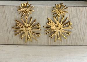 Golden Flower Earrings