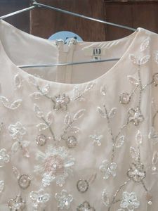 Floral Print Net gown