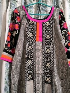Elegant Embroidered Kurta