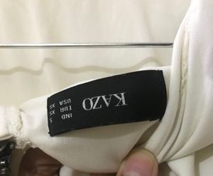 Kazo Off White Dress Like Top