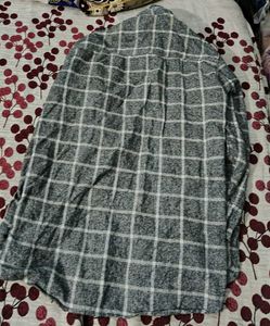 Gray Plaid Shirt