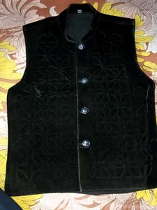 Embroidered Velvet Jacket