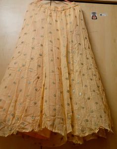 **price Drop Pretty Peach Embroidered Palazzo