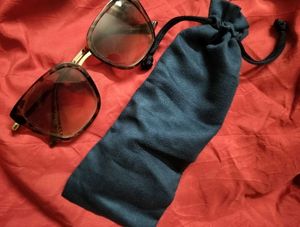 Suede Sunglass Pouch