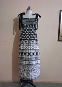 Black & White Maxi Dress