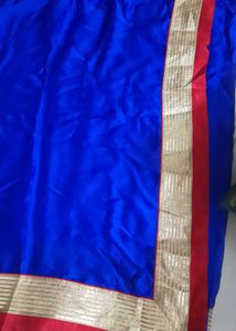 Elegant Fancy Blue Georgette Saree