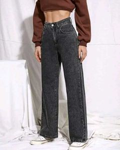 Trendy Gray straight-fit Jeans